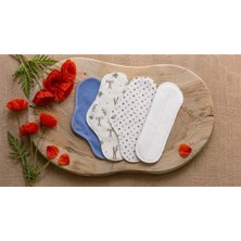 Purfem Yıkanabilir Doğal Kadın Pedi 6'lı Karışık %100 Pamuk (3m+3xl)