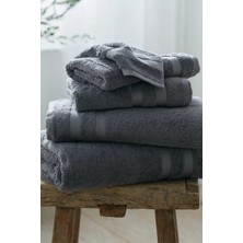 The White Company Classic Double Border %100 Pamuk Büyük Boy Banyo Havlusu