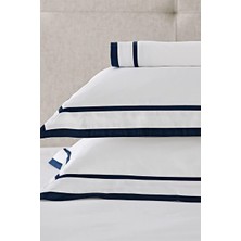 The White Company Hanbury Pamuk Saten Düz Çarşaf 2'li Set