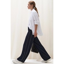 The White Company Kaşmir Karışımlı Geniş Paça Kadın Jogger Pantolon