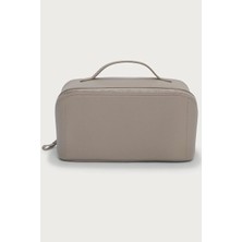 The White Company Saffiano Deri Katlanabilir Makyaj Çantası