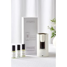 The White Company Susuz Elektronik Difüzör ve The Edit Collection 3'lü Koku Yağı Hediye Seti