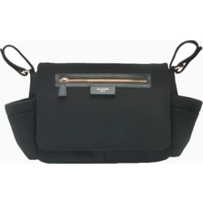 Storksak Luxe Black Scuba Bebek Arabası Organizer Çantası Siyah
