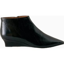 Anthropologie By Anthropologie Micro Wedge Sivri Burunlu Deri Topuklu Bot
