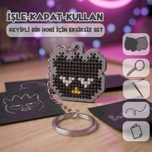 Etamina Asabi Penguen -Badtz Maru- Kanaviçe Anahtarlık Kiti (İşleme Hobi Seti)