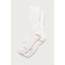 The White Company Saf Kaşmir Kadın Ev Çorabı