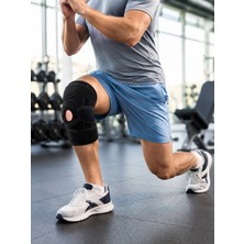 Aesco Sporcu Patella Dizliği Esnek Ligamentli Silikon Pedli Menisküs Diz Destek Bandajı - Lisinya
