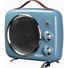 Ariete 808 Retro Vintage Fanlı Isıtıcı 2000 W Açık Mavi