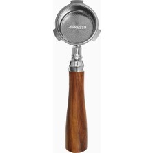 Lepresso 51 mm Dipsiz Portafiltre 3 Kulaklı Ahşap Saplı