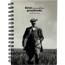 Be Online Atatürk Collection Sert Kapak 14X21 Noktalı Defter Ata-06-Dtt