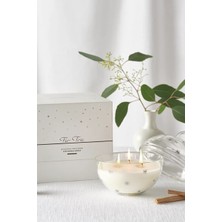 The White Company Fir Tree Clear Star Bauble Üç Fitilli Kokulu Mum 250 G