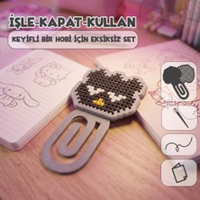Etamina Asabi Penguen -Badtz Maru- Kanaviçe Kitap Ayracı Kiti (İşleme Hobi Seti)