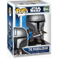 Funko Pop! Star Wars The Mandalorian & Grogu S2 The Mandalorian Dual Wield Vinil Figürü