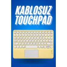 Aesco Bluetooth Touchpad Klavye Ultra Ince Taşınabilir Q Klavye Yeni Nesil - Lisinya