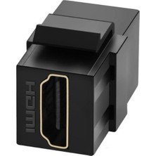 Bastore HDMI 2.0 Dişi To Dişi Keystone Jack Adaptör Çevirici Uzatma Dönüştürücü Ara Bağlantı