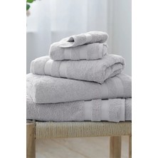 The White Company Classic Double Border %100 Pamuk El Havlusu