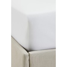 The White Company Single Row Cord Mısır Pamuklu Lastikli Çarşaf