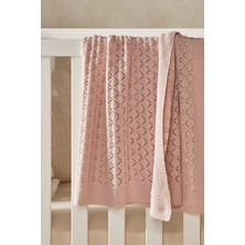 The White Company Organik Pamuklu Çiçek Desenli Bebek Battaniyesi