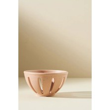 Anthropologie Cottage Berry El Boyaması Stoneware Seramik Kase
