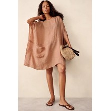 The White Company Keten Müslin Kadın Kaftan