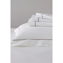 The White Company Savoy Kordonlu Mısır Pamuğu Düz Çarşaf