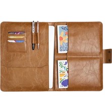 Morca Organizer Evrak & Laptop & Tablet Çantası, Macbook Air Pro 13-14 Inç Uyumlu, Crazy Taba, S2073