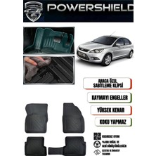 POWERSHIELD Ford Focus 2005-2010 Uyumlu Araca Özel Premium 5d Havuzlu Oto Paspas Takımı