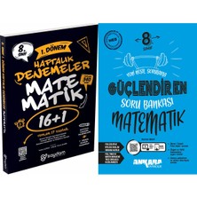 Ankara Yayıncılık 8. Sınıf Lgs 1. Dönem Matematik 16+1 Haftalık Denemeler ve Matematik Güçlendiren Soru Bankası