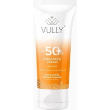 Vully Leke Karşıtı Aydınlatıcı ve Nemlendirici Yüksek Koruyucu Spf+50 Yüz ve Vücut Güneş Kremi 50 ml
