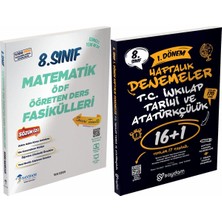 Saydam Yayınları 8. Sınıf Lgs Matematik Ödf Öğreten Ders Fasikülleri ve 1. Dönem T.c. Inkılap Tarihi ve Atatürkçülük 16+1 Haftalık Denemeler