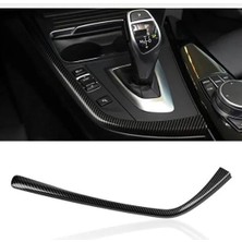 Stilix Garage  Bmw 3 - 5 Serisi F10 F30 F32 F34 F36 F18 2013-2018 Orta Konsol Sol Yan Dekor Karbon Fiber Kaplama