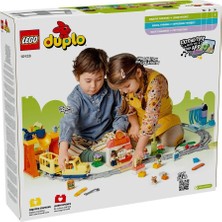 Aesco 10428 LEGO Duplo  Büyük Interaktif Mahalle Treni 103 Parça +3 Yaş