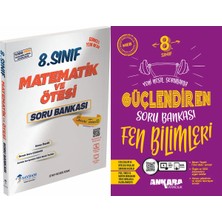 Ankara Yayıncılık 8. Sınıf Lgs Matematik ve Ötesi Soru Bankası ve Fen Bilimleri Güçlendiren Soru Bankası