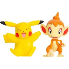 Aesco Pok PKW3355-X Pokemon Battle 2li Figür Seti Asorti
