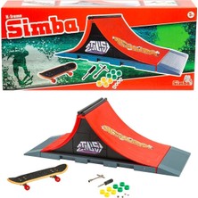 Aesco 103304654 Finger Skateboard Ramp Ultimateramp 27X10X9CM Skateboard 8 Spare