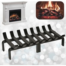Aktepe Group 48 cm x 32 cm 8 Çubuklu Ekstra Şömine Izgarası Dar Gözlü Izgara