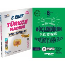 Ankara Yayıncılık 8. Sınıf Lgs Türkçe Madeni Soru Bankası ve Din Kültürü ve Ahlak Bilgisi Güçlendiren Soru Bankası