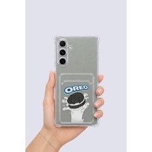 Aesco Samsung Galaxy A54 Kartlıklı Oreo Desenli Kılıf