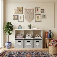 Baby Darling 6 Bölmeli Keçeli Organizer Dolap (Keçeler Dahil)