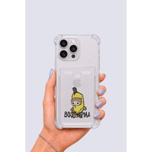 Aesco iPhone 13 Pro Max Kartlıklı Boş Yapma Desenli Kılıf