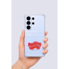 Aesco Samsung Galaxy S26 Ultra Kartlıklı Pozitif Enerji Desenli Kılıf