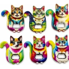Aesco Kedi Tasarımı Istanbul Temalı Buzdolapı Süsü Magnet