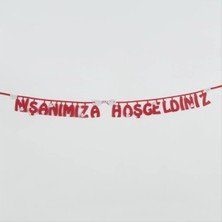 Aesco Nişanımıza Hoşgeldiniz Keçe Yazı