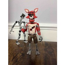Lagom Fnaf Spring Bonnie Hareketli Figür - Dummy 13 Iskelet Tasarımlı Eklemli Sarı Tavşan Karakter Oyuncağı