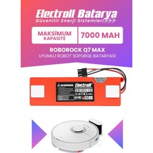 Roborock Q7 Max Uyumlu Batarya (Maksimum Kapasite) 7000MAH Robot Süpürge Bataryası Değişimi