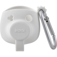 Fujifilm Instax Pal Dijital Kamera Uyumlu Silikon Kılıf, Beyaz