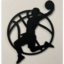 Belirtilmemiş Basketbol Smaç Figürü Duvar Dekoru