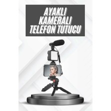 Eco Lounge Telefon Tutucu Mikrofonlu Işıklı Youtuber Video Kayıt