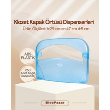 Palex Klozet Kapak Örtüsü Dispenseri Şeffaf Mavi