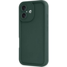 Kmrsfres Newface Iphone 16 Kılıf Viera Silikon - Koyu Yeşil